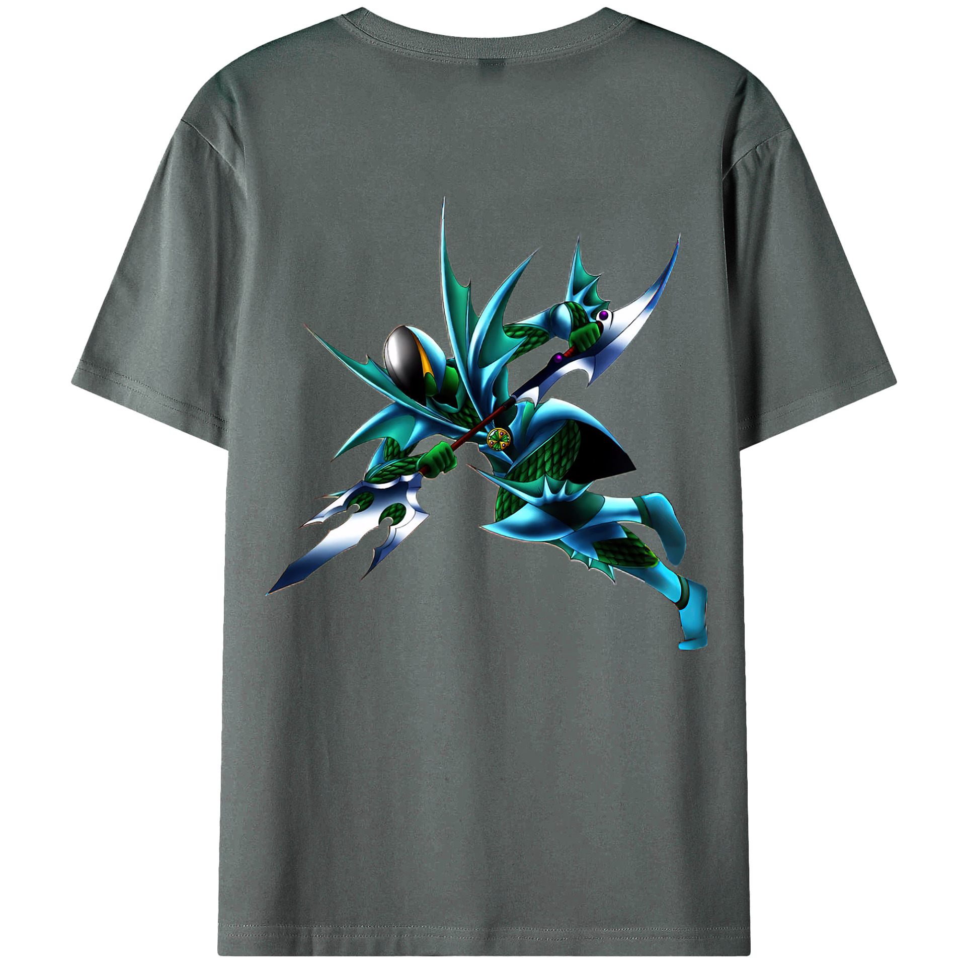 （画像用） 遊☆戯☆王 Yu-Gi-Oh! 綿100％ メンズ半袖Tシャツ（バックプリント） 通気性